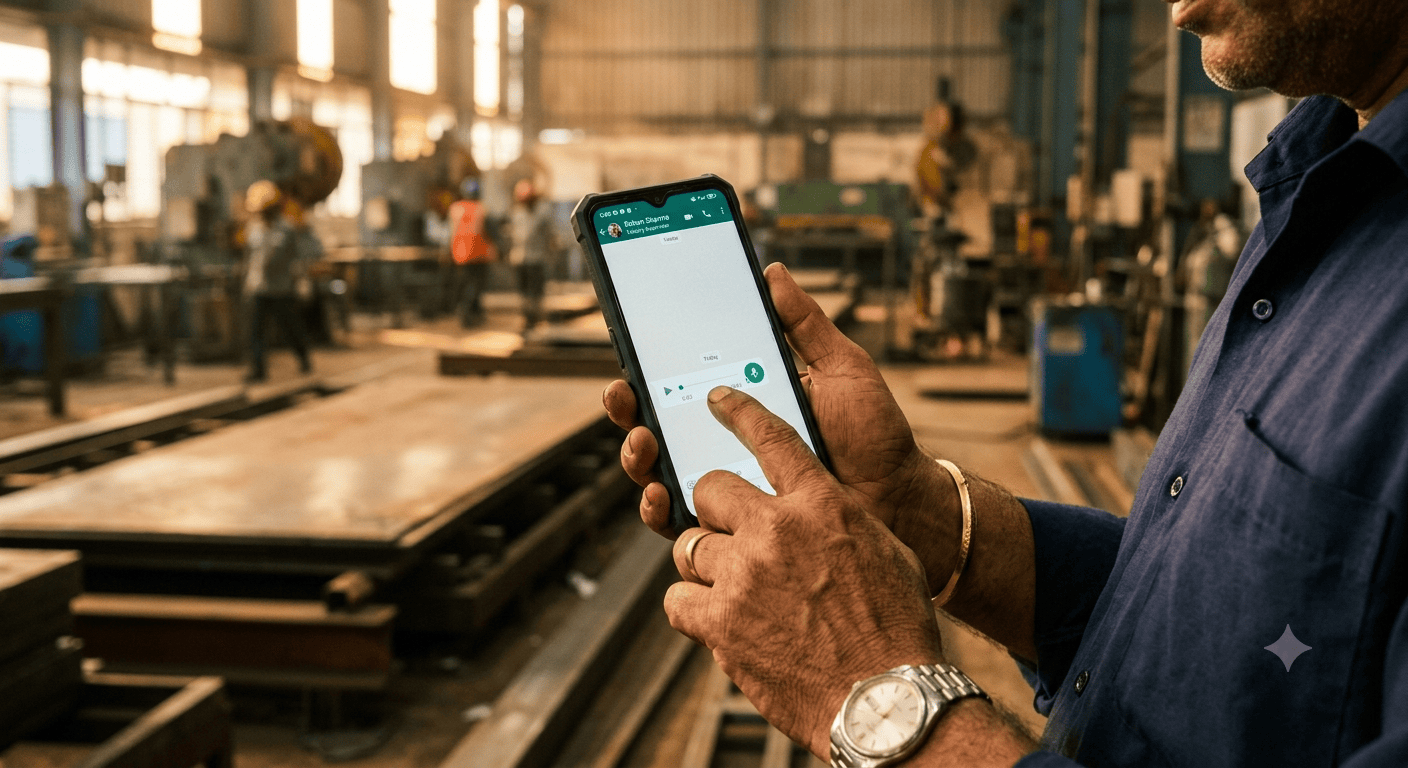 THE ₹4.2 LAKH VOICE NOTE